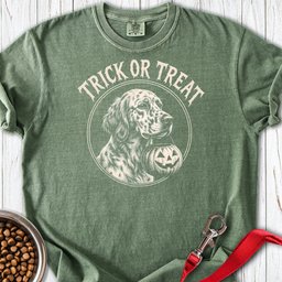 English Setter Trick Or Treat Premium Tee Gift For Dog Lover