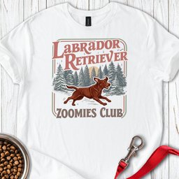 Fox Red Labrador Zoomies T Shirt Gift For Dog Lover