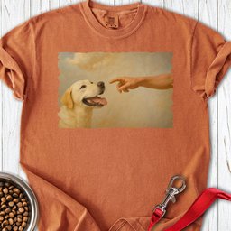 God Creates Yellow Lab Premium Tee Gift For Dog Lover