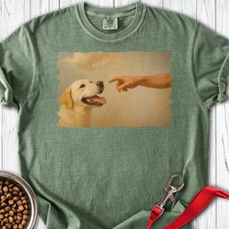 God Creates Yellow Lab Premium Tee Gift For Dog Lover