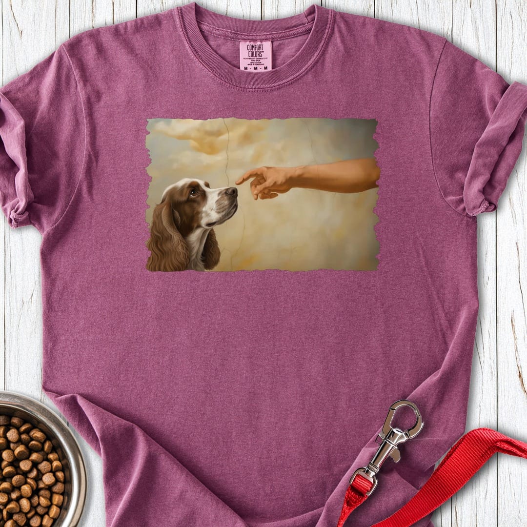 God Creates Cocker Spaniel Premium Tee Gift For Dog Lover