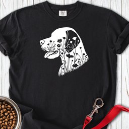English Pointer Flowers Premium Tee Gift For Dog Lover