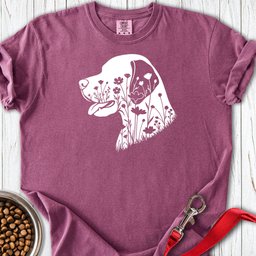 English Pointer Flowers Premium Tee Gift For Dog Lover