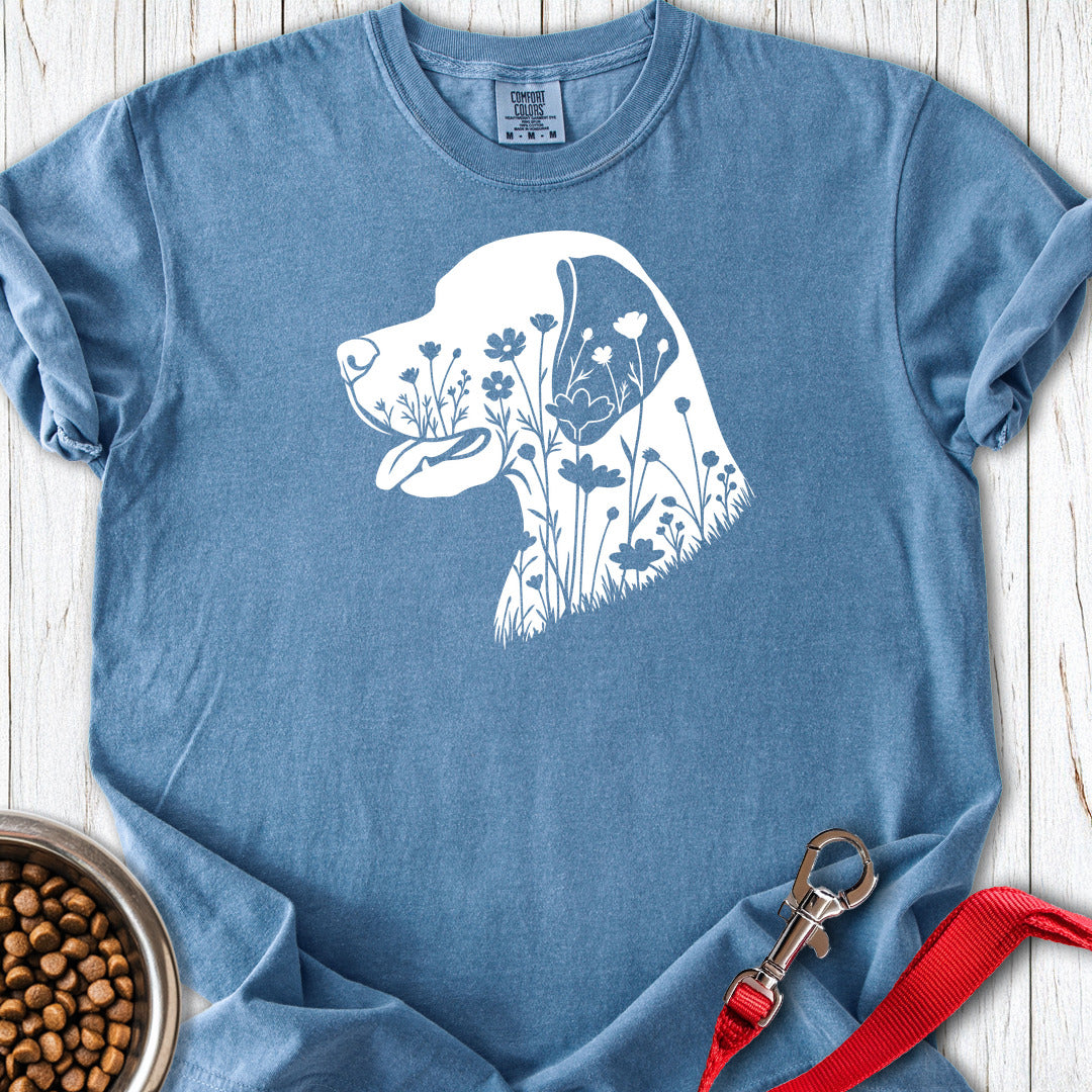 English Pointer Flowers Premium Tee Gift For Dog Lover