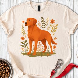 Fox Red Labrador T Shirt Gift For Dog Lover