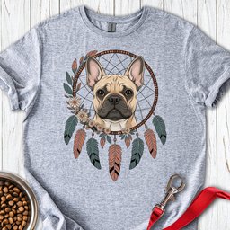 French Bulldog Dream Catcher T Shirt Gift For Dog Lover