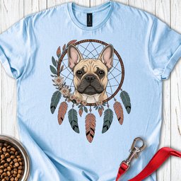 French Bulldog Dream Catcher T Shirt Gift For Dog Lover