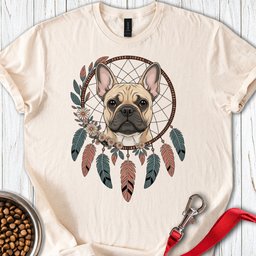 French Bulldog Dream Catcher T Shirt Gift For Dog Lover