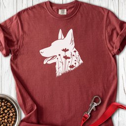 Dutch Shepherd Flowers Premium Tee Gift For Dog Lover