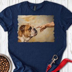 English Bulldog Creation T Shirt Gift For Dog Lover