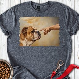 English Bulldog Creation T Shirt Gift For Dog Lover