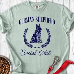 German Shepherd Social Club Premium Tee Gift For Dog Lover