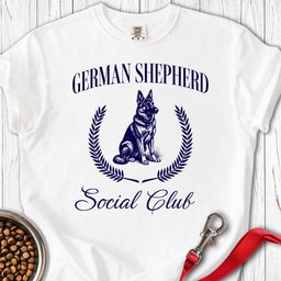 German Shepherd Social Club Premium Tee Gift For Dog Lover