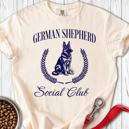 German Shepherd Social Club Premium Tee Gift For Dog Lover