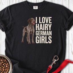 German Wirehaired Pointer Girl Premium Tee Gift For Dog Lover