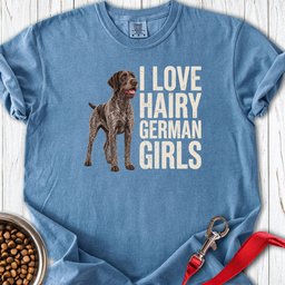 German Wirehaired Pointer Girl Premium Tee Gift For Dog Lover