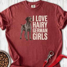 German Wirehaired Pointer Girl Premium Tee Gift For Dog Lover