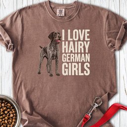 German Wirehaired Pointer Girl Premium Tee Gift For Dog Lover