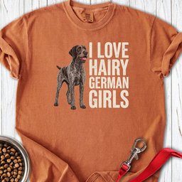 German Wirehaired Pointer Girl Premium Tee Gift For Dog Lover