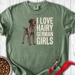 German Wirehaired Pointer Girl Premium Tee Gift For Dog Lover