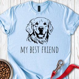 Golden Retriever Best Friend T Shirt Gift For Dog Lover