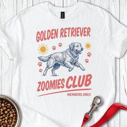 Goldie Zoomies Club T Shirt Gift For Dog Lover