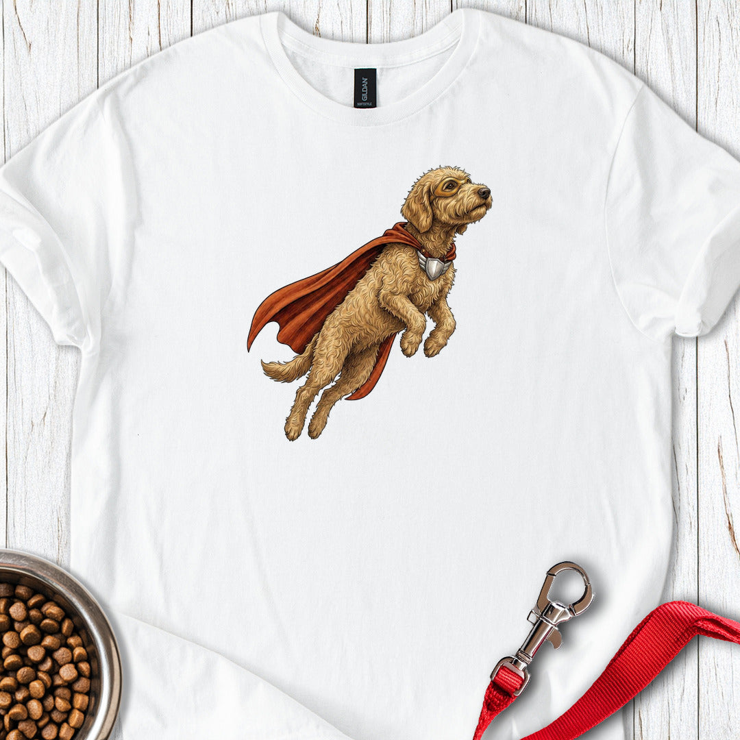 Golden Doodle Superhero T Shirt Gift For Dog Lover
