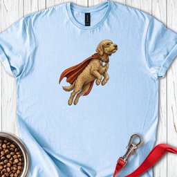 Golden Doodle Superhero T Shirt Gift For Dog Lover