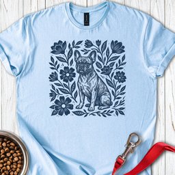 French Bulldog Linocut T Shirt Gift For Dog Lover