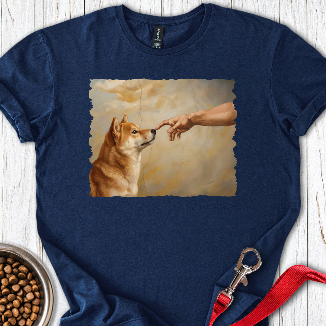 God Creates Shiba Inu T Shirt Gift For Dog Lover