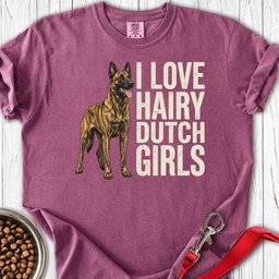 Hairy Dutch Shepherd Premium Tee Gift For Dog Lover