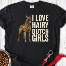 Hairy Dutch Shepherd Premium Tee Gift For Dog Lover