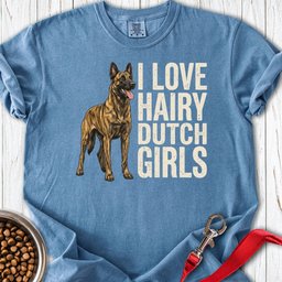 Hairy Dutch Shepherd Premium Tee Gift For Dog Lover