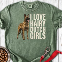 Hairy Dutch Shepherd Premium Tee Gift For Dog Lover