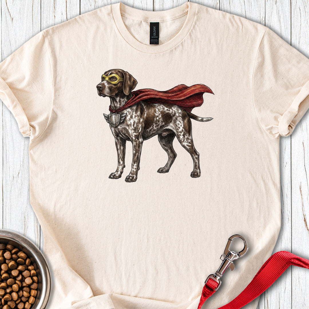 German Shorthaired Pointer Superhero T Shirt Gift For Dog Lover