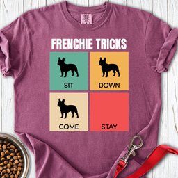 Frenchie Tricks Premium Tee Gift For Dog Lover