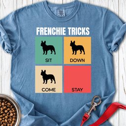 Frenchie Tricks Premium Tee Gift For Dog Lover