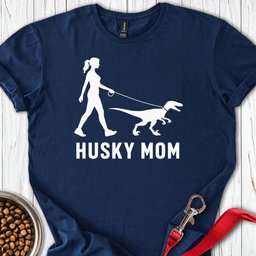 Husky Mom Velociraptor T Shirt Gift For Mom