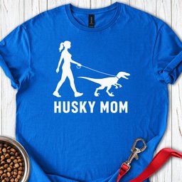 Husky Mom Velociraptor T Shirt Gift For Mom