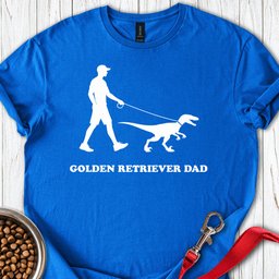 Golden Retriever Dad T Shirt Gift For Dad