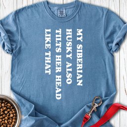 Husky Tilt Her Head Premium Tee Gift For Dog Lover