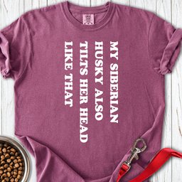 Husky Tilt Her Head Premium Tee Gift For Dog Lover