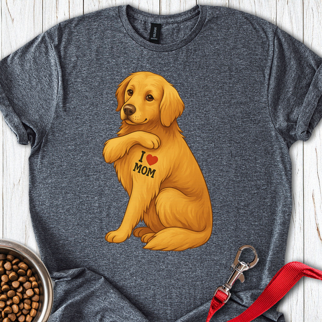 Golden Retriever Mom T Shirt Gift For Mom