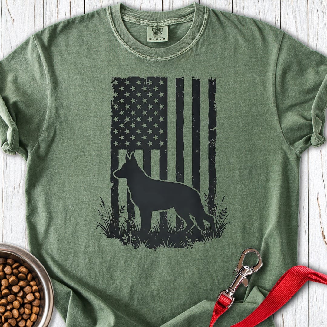 German Shepherd USA Premium Tee Gift For Dog Lover