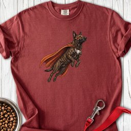 Dutch Shepherd Superhero Premium Tee Gift For Dog Lover