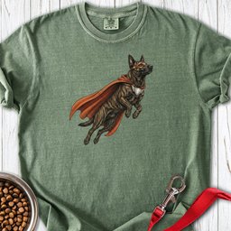 Dutch Shepherd Superhero Premium Tee Gift For Dog Lover