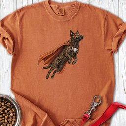 Dutch Shepherd Superhero Premium Tee Gift For Dog Lover