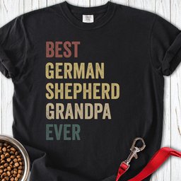 German Shepherd Grandpa Premium Tee Gift For Grandpa