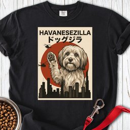 Havanesezilla Havanese Premium Tee Gift For Dog Lover