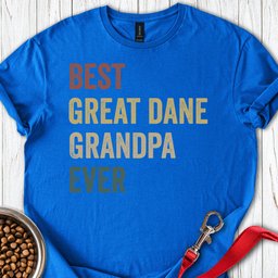 Great Dane Grandpa T Shirt Gift For Grandpa